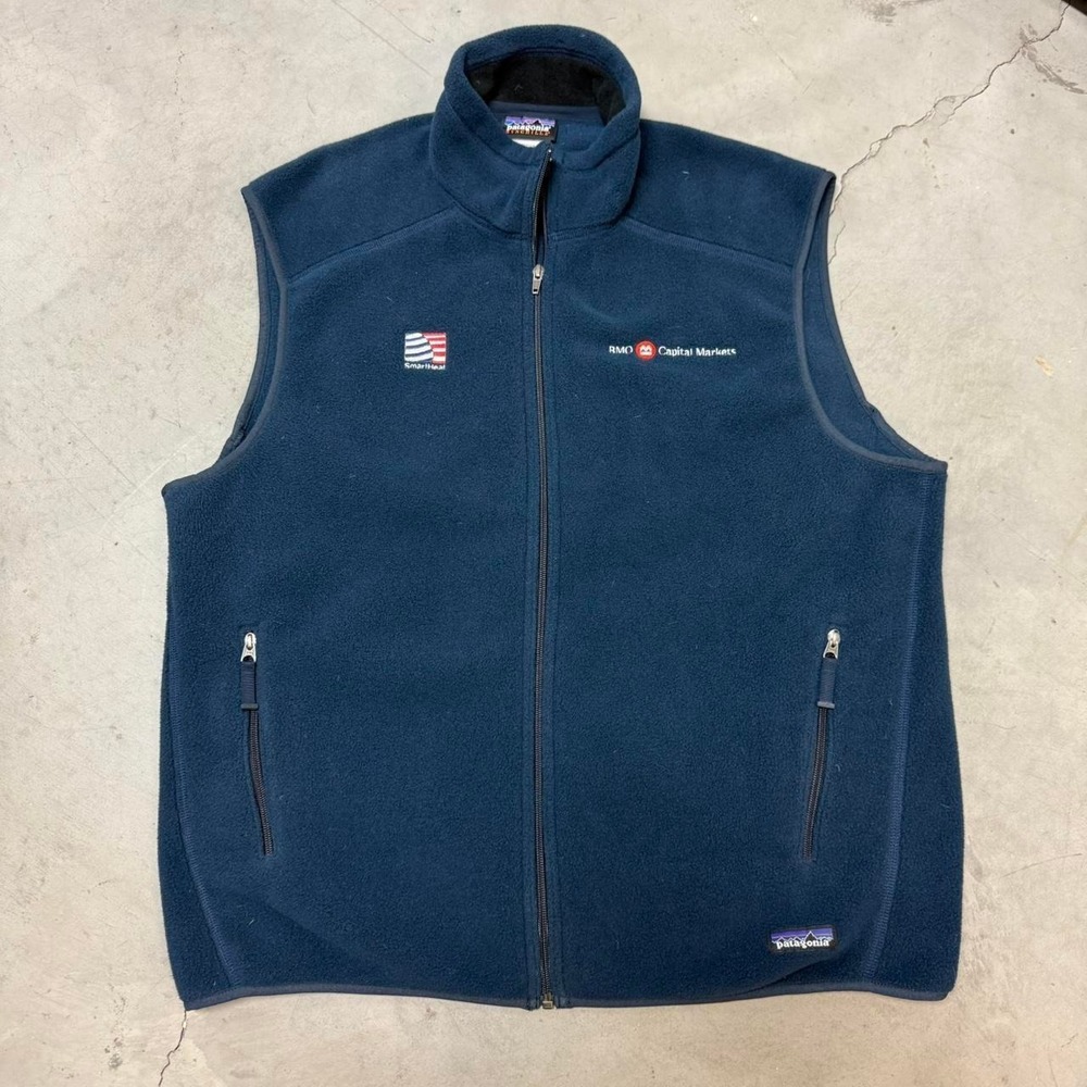 Navy Blue Patagonia Synchilla Vest